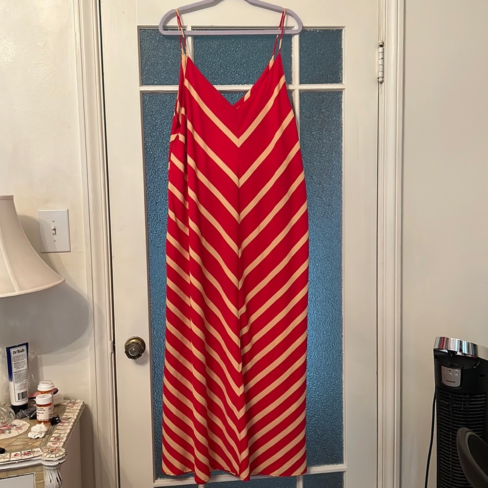 ASOS Tall Chevron Flowy Maxi Dress